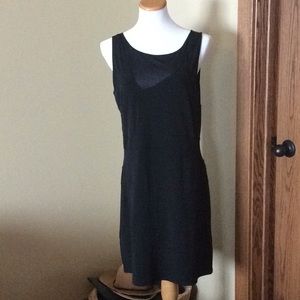 Sexy Michael Kors Black Dress with Mesh Cutouts